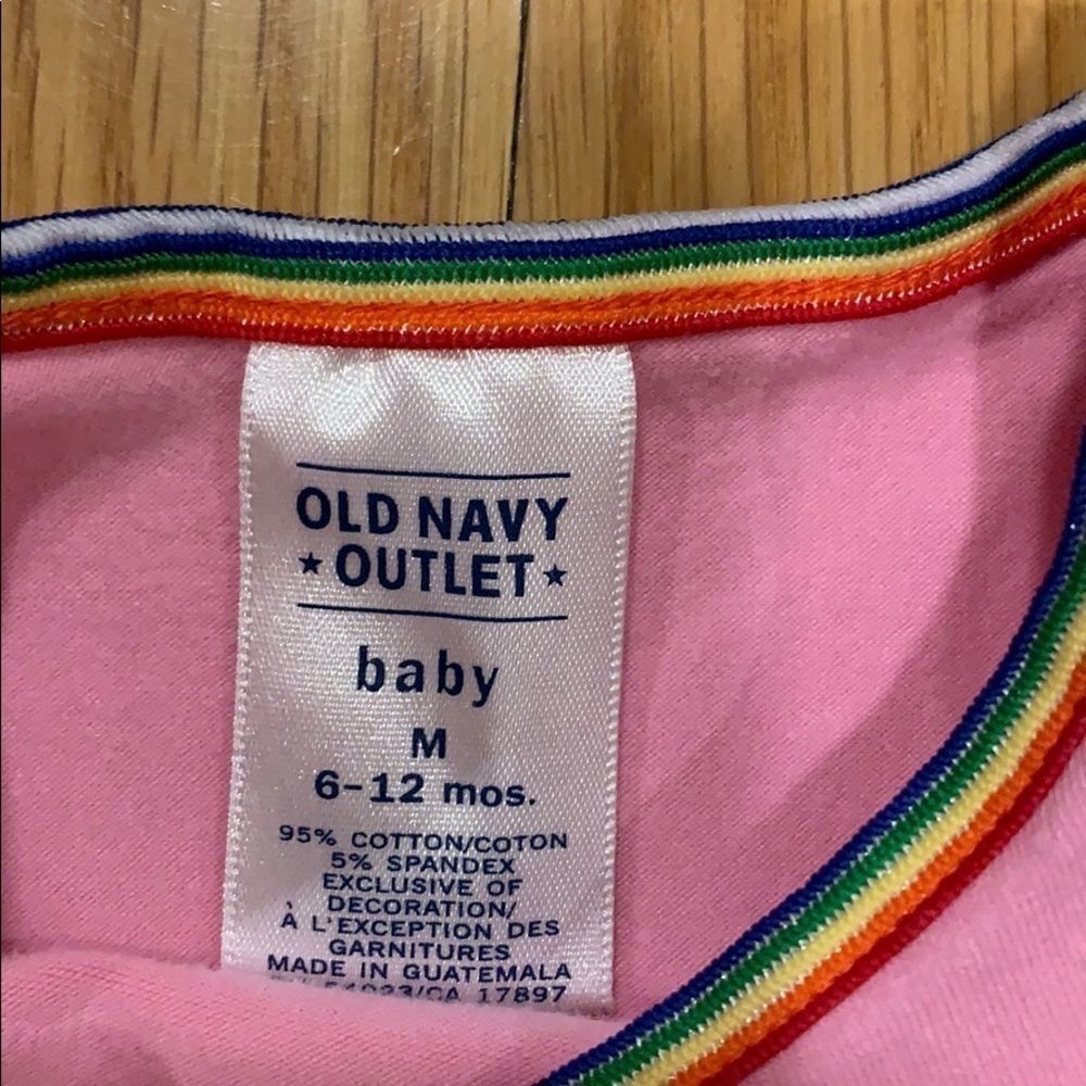 OLD navy 6-12 m long sleeve shirt🌈🌈🌈 - Picture 5 of 6